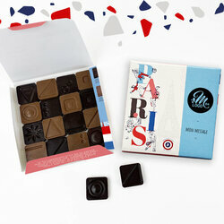 Carr 16 chocolats Paris Sports  personnaliser avec votre logo et votre message