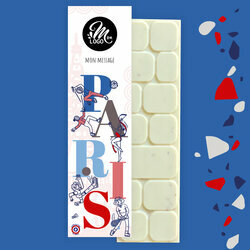 Tablette de Chocolat Blanc Paris Sport