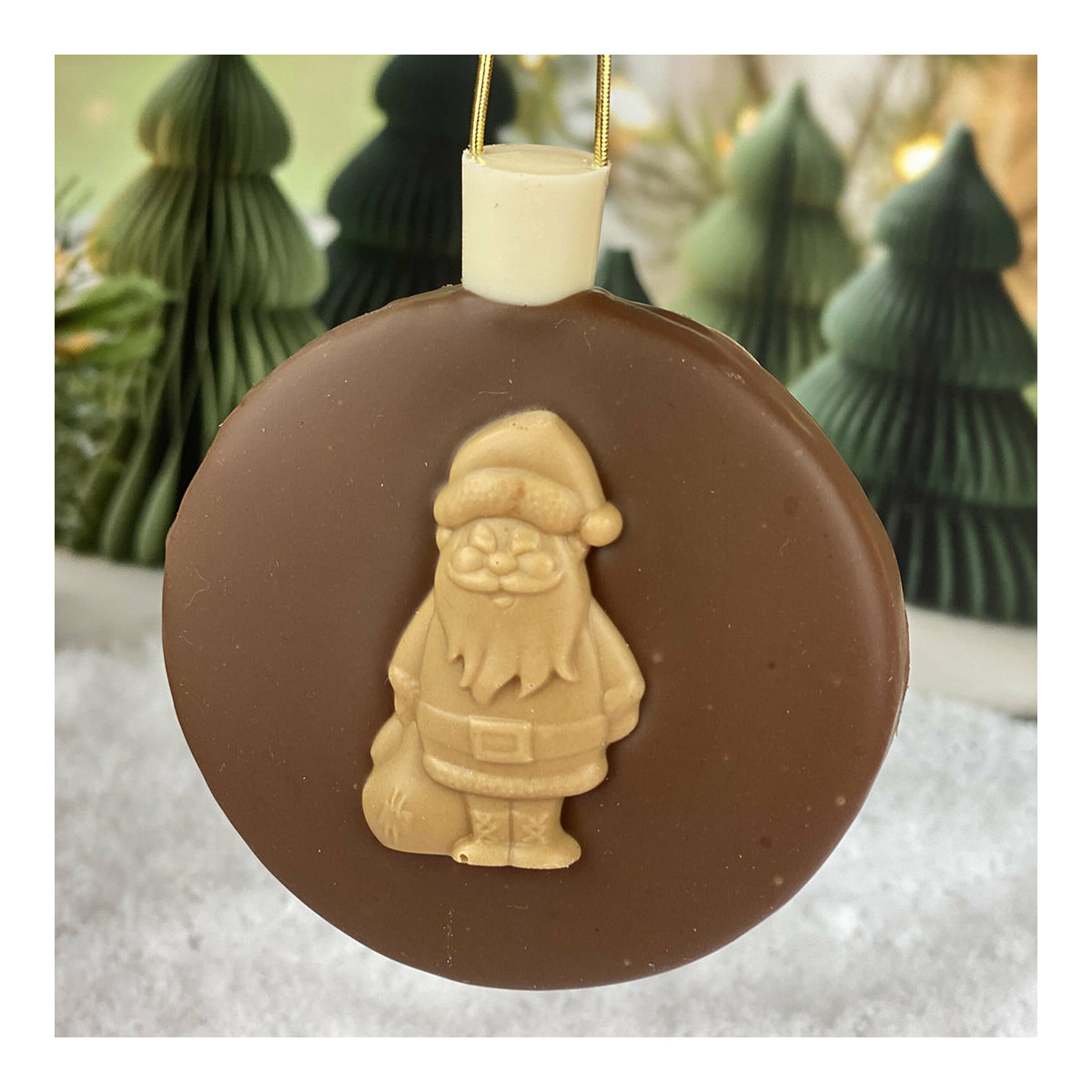 Boule de Noël à déguster - cacao en poudre de Noël