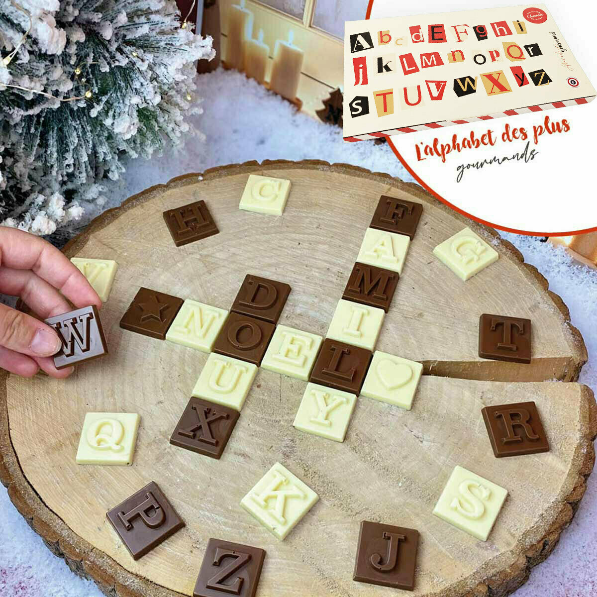 Coffret cadeau de Noël Manette de Jeu en Chocolat Fabrication Artisanale