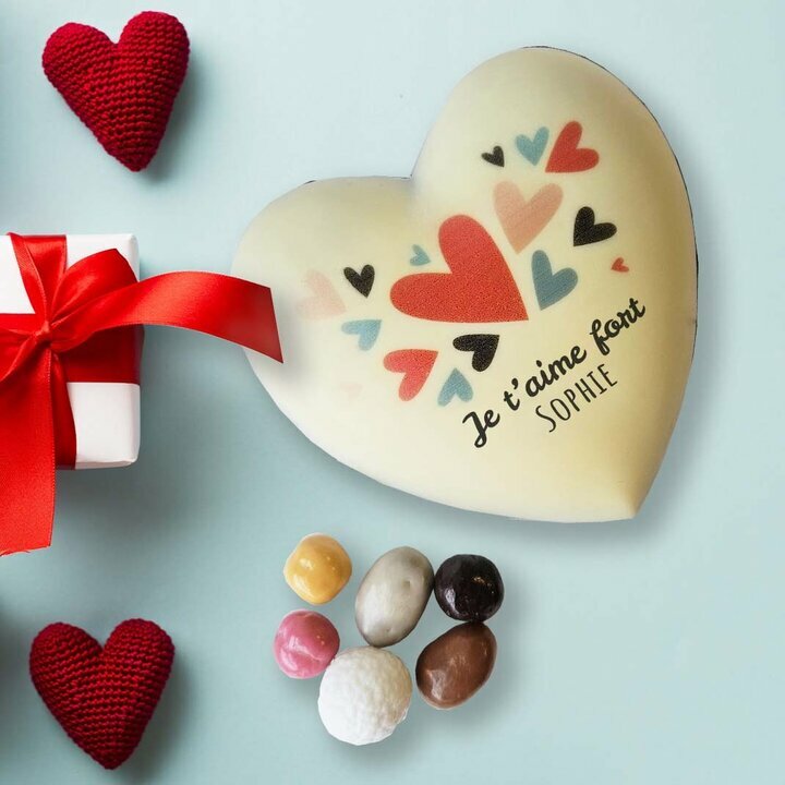 Coffret coeur bomb de la Saint-Valentin  personnaliser