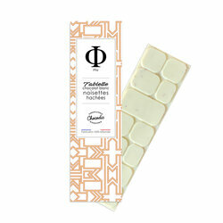 Tablette de Chocolat Blanc aux clats de noisettes