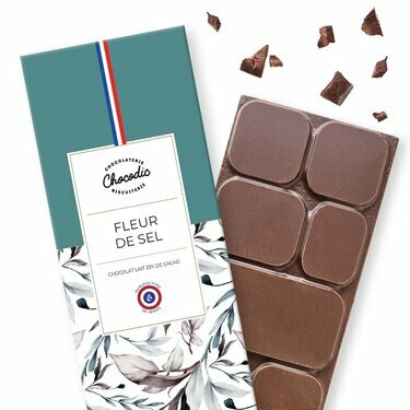 Tablette chocolat Lait fleur de sel