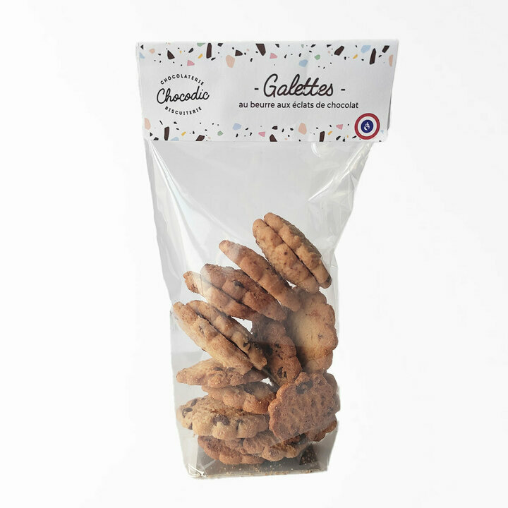 Sachet de biscuits aux ppites de chocolat