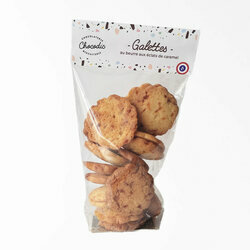 Sachet de biscuits aux clats de caramel