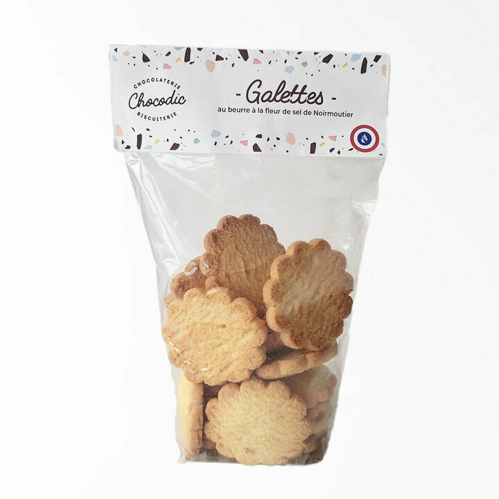 Sachet de biscuits  la fleur de sel de Noirmoutier