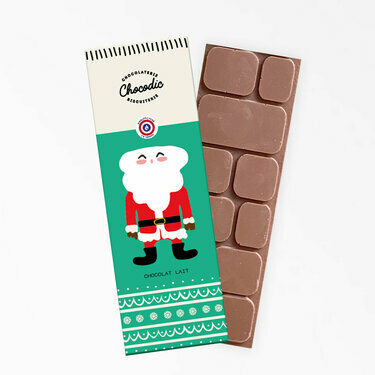 Tablette de chocolat Noël Lait 33% de cacao