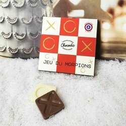 Jeu de morpions de Nol en chocolat