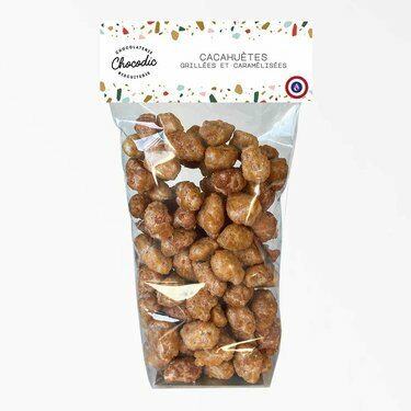 Sachet de Cacahuètes Caramélisées de Noël