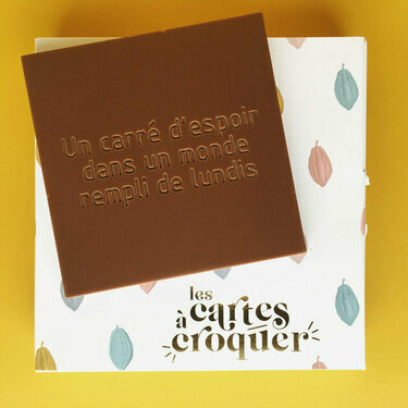 Message Choc - la Carte à Croquer 100% texte