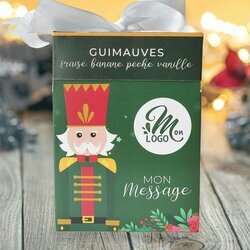 Cube Cadeau Guimauves sur le thme Casse-Noisette