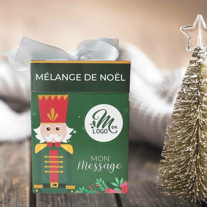 Cube Cadeau Mlange de Nol sur le thme Casse-Noisette