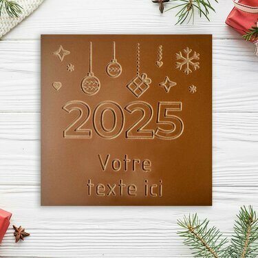 Carte à Croquer - Bonne Année 2025