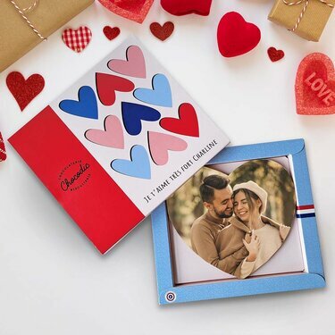 Coffret Maxi Coeur Photo - Saint Valentin