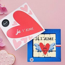 Coffret de chocolats personnaliss pour la Saint Valentin