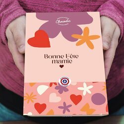 Coffret duo chocolat  "Bonne fte Mamie"