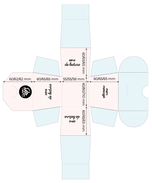 Schema du Ballotin Mélange de Noël pour les entreprises