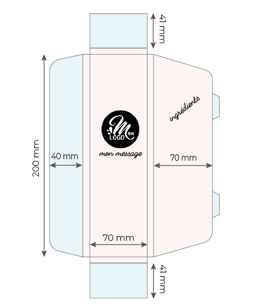 Schema Tablette de chocolat entreprise