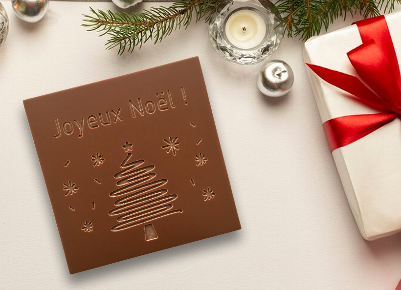 Carte à croquer pour Noël